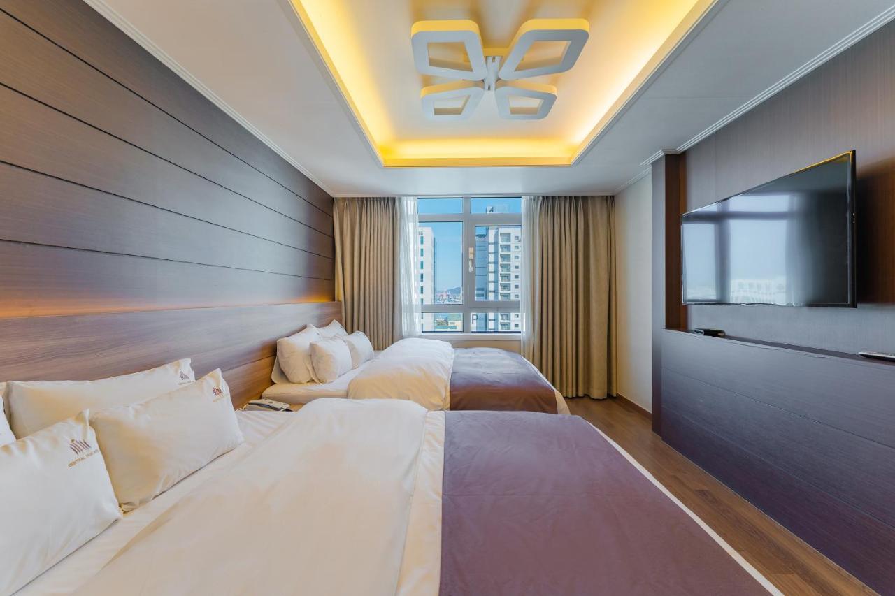 Central Park Hotel Busan Bagian luar foto