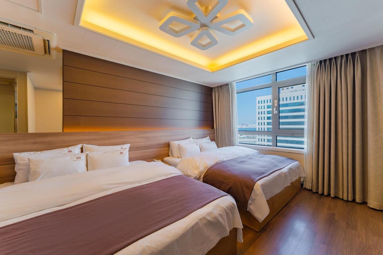 Central Park Hotel Busan Bagian luar foto